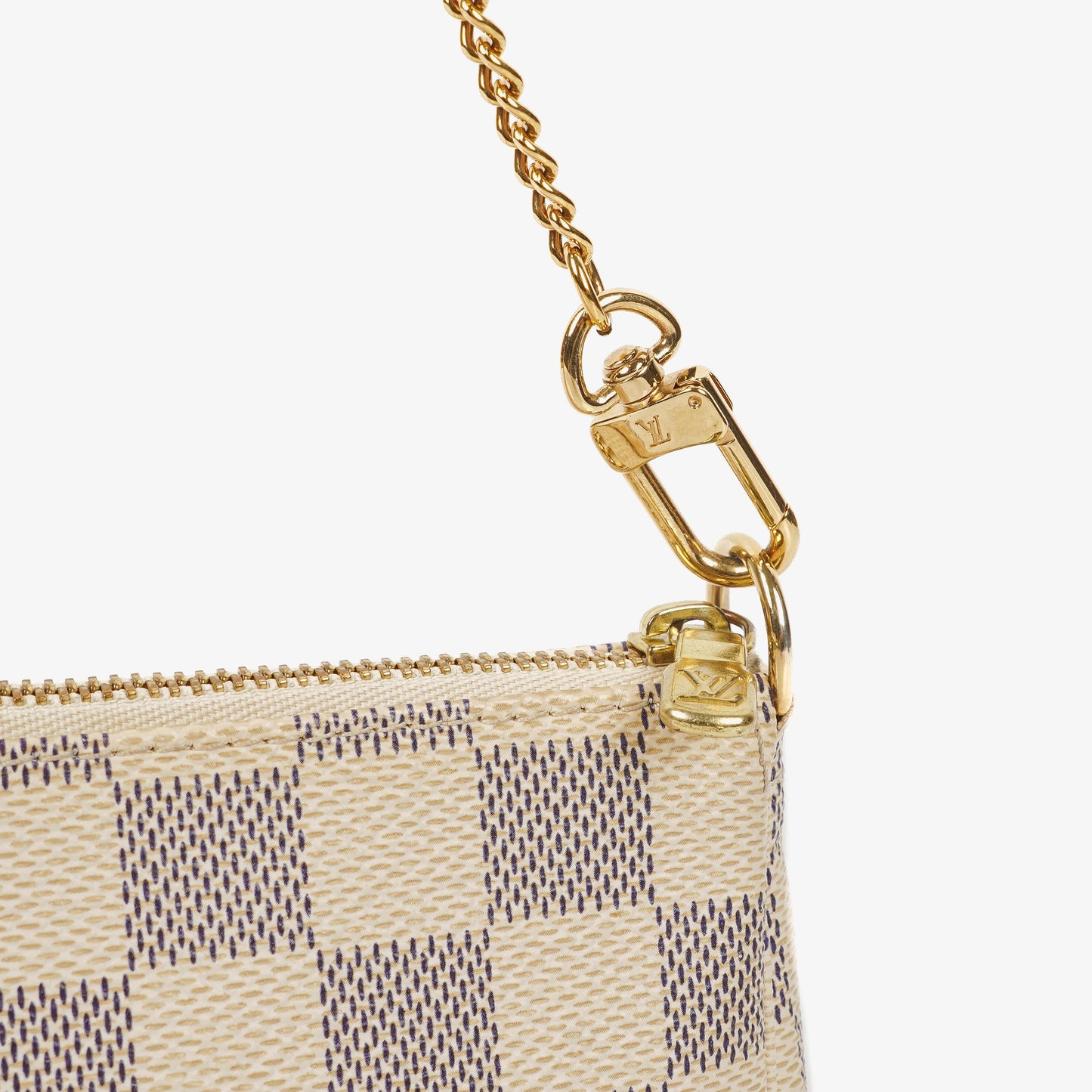 Louis Vuitton Mini Pochette Damier Azur Canvas