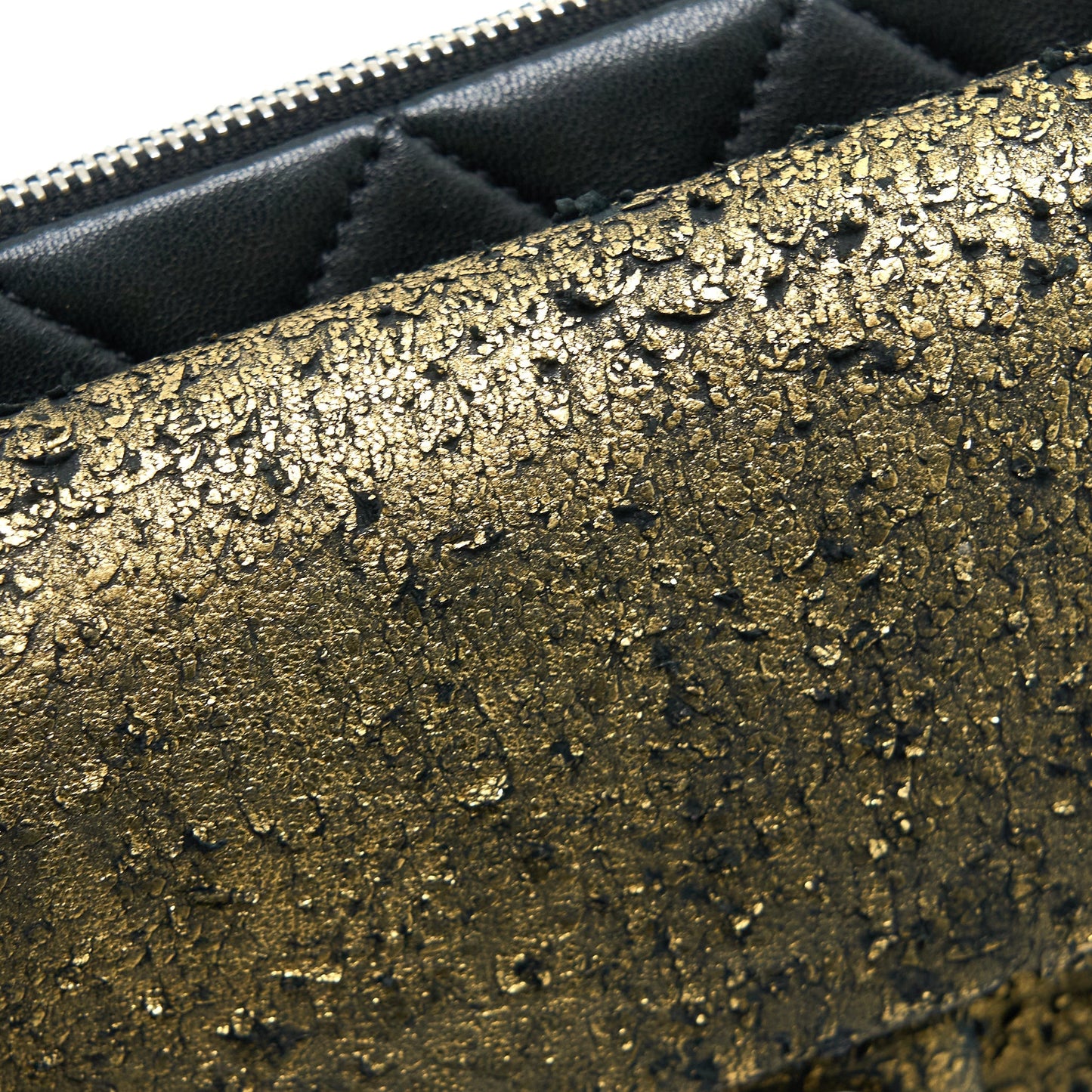 Chanel 12A Evening Bag Lambskin Black/Gold