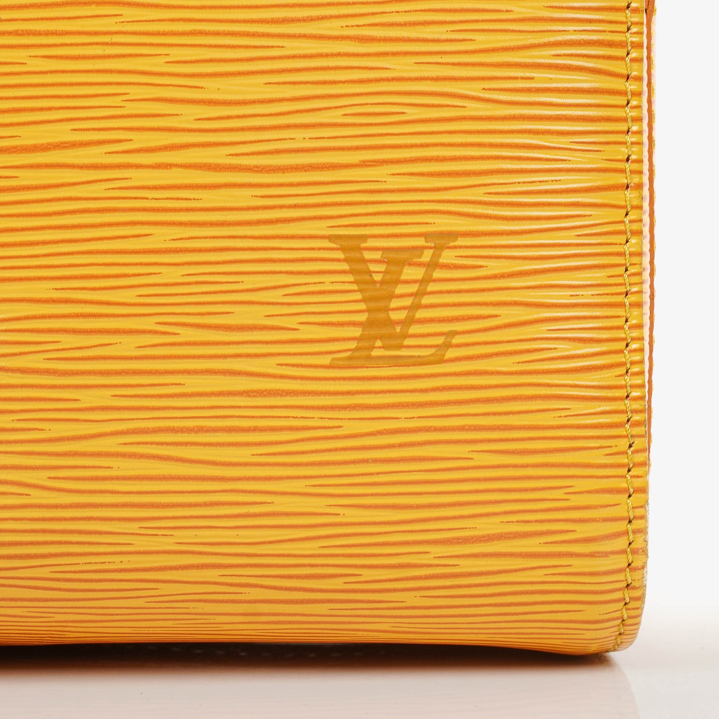 Louis Vuitton  25 Yellow EPI Leather Handbag