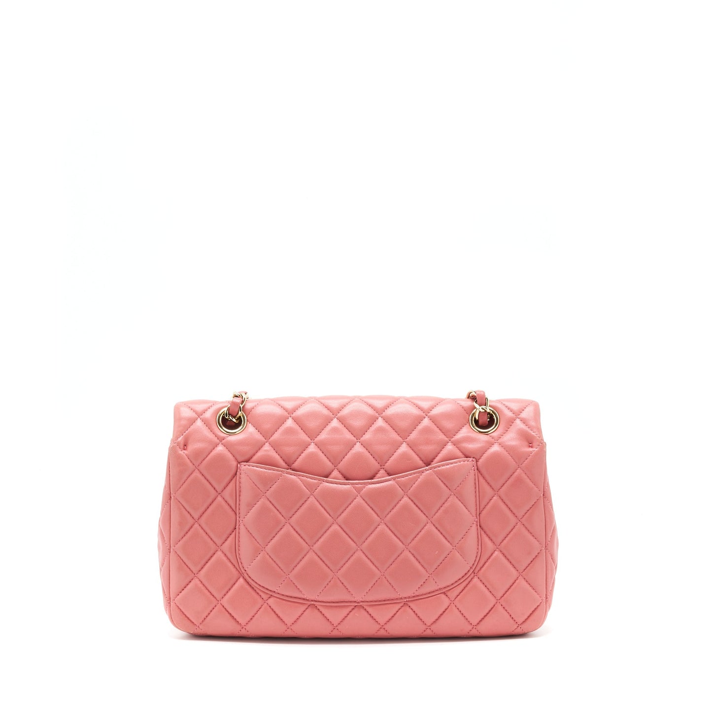 Chanel Limited charm Flap bag Lambskin pink L