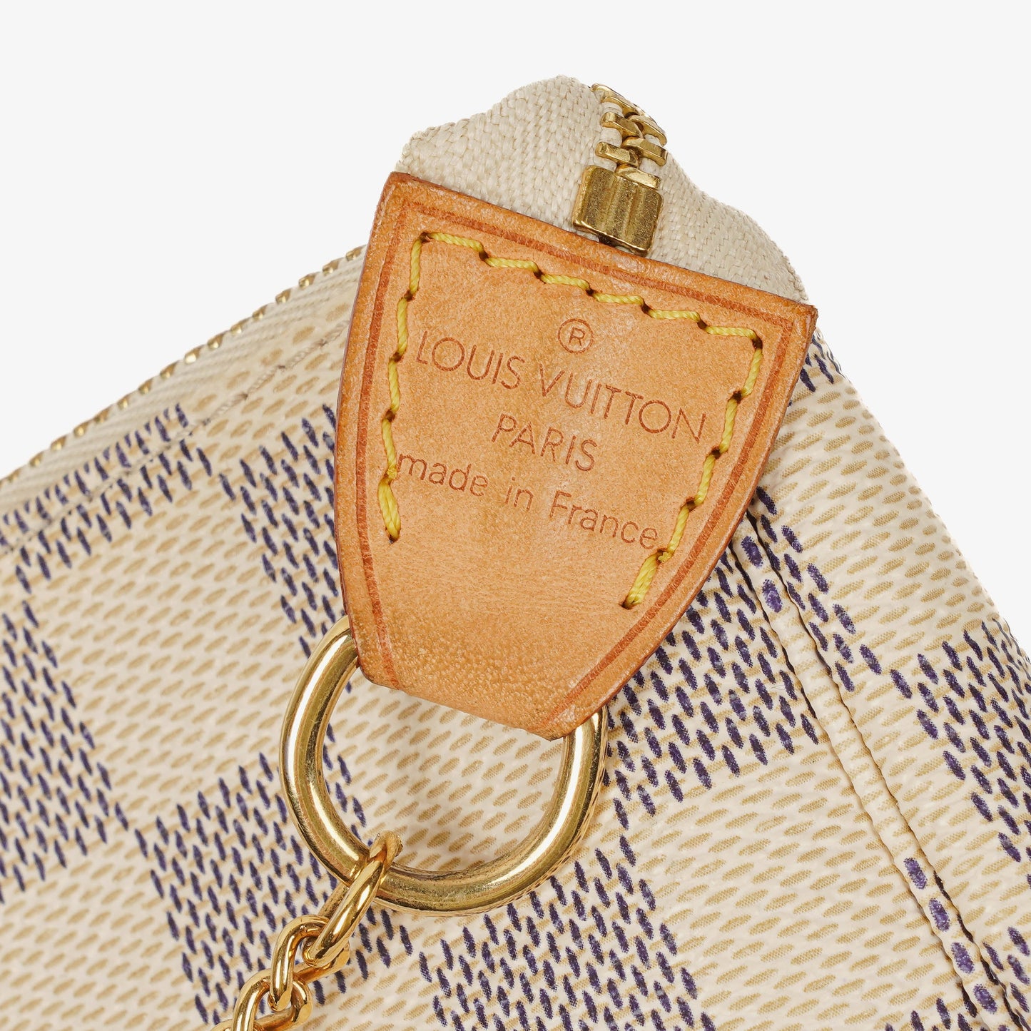 Louis Vuitton Mini Pochette Damier Azur Canvas