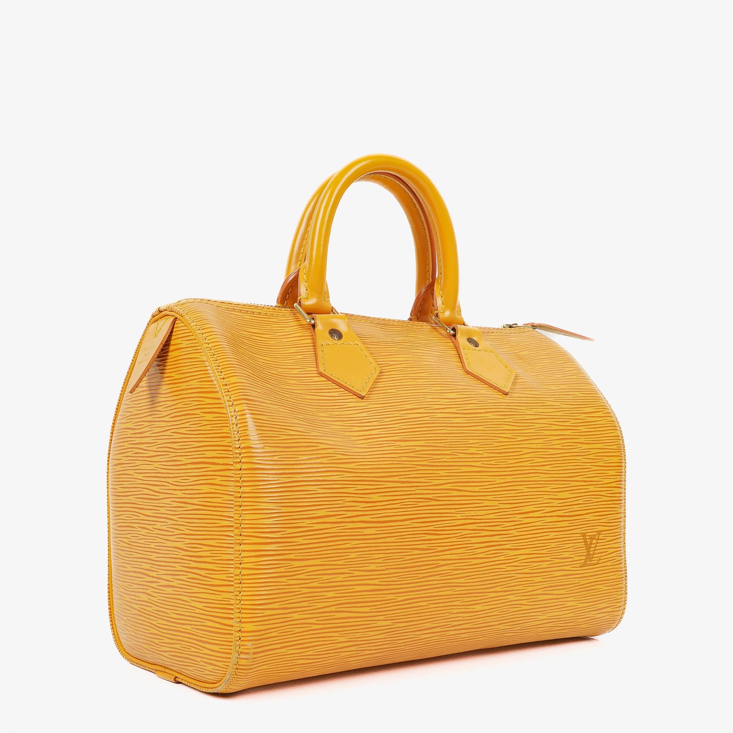 Louis Vuitton  25 Yellow EPI Leather Handbag