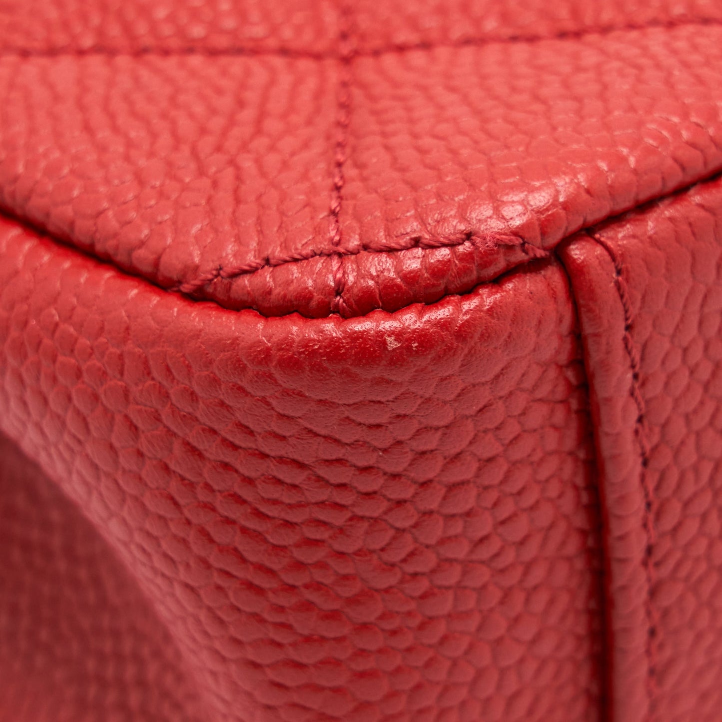 Chanel Filigree Flap Bag Caviar Red