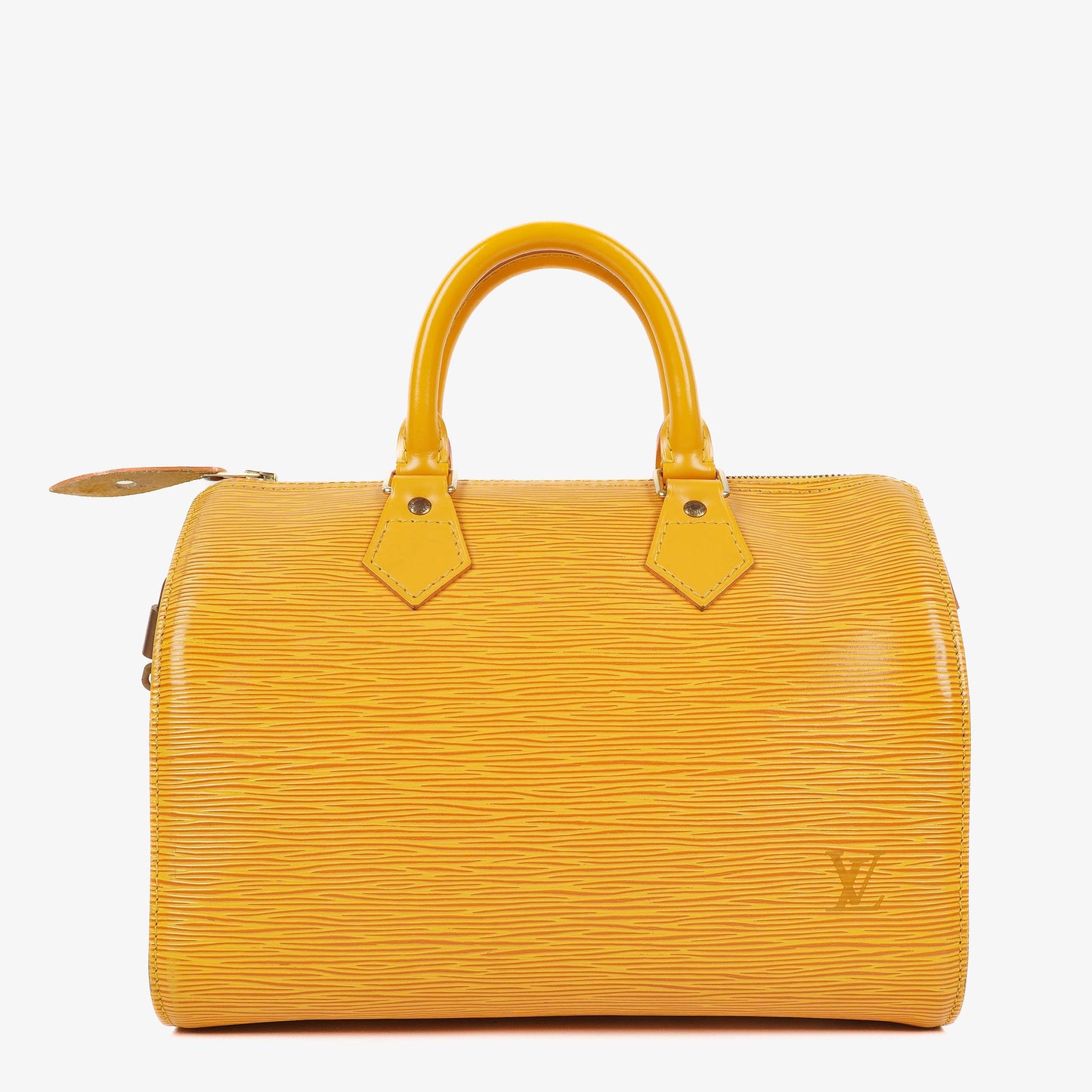 Louis Vuitton  25 Yellow EPI Leather Handbag
