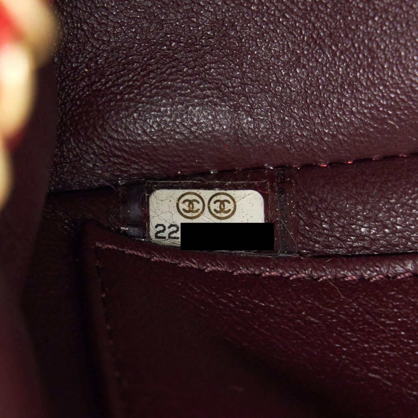 Chanel Filigree Flap Bag Caviar Red