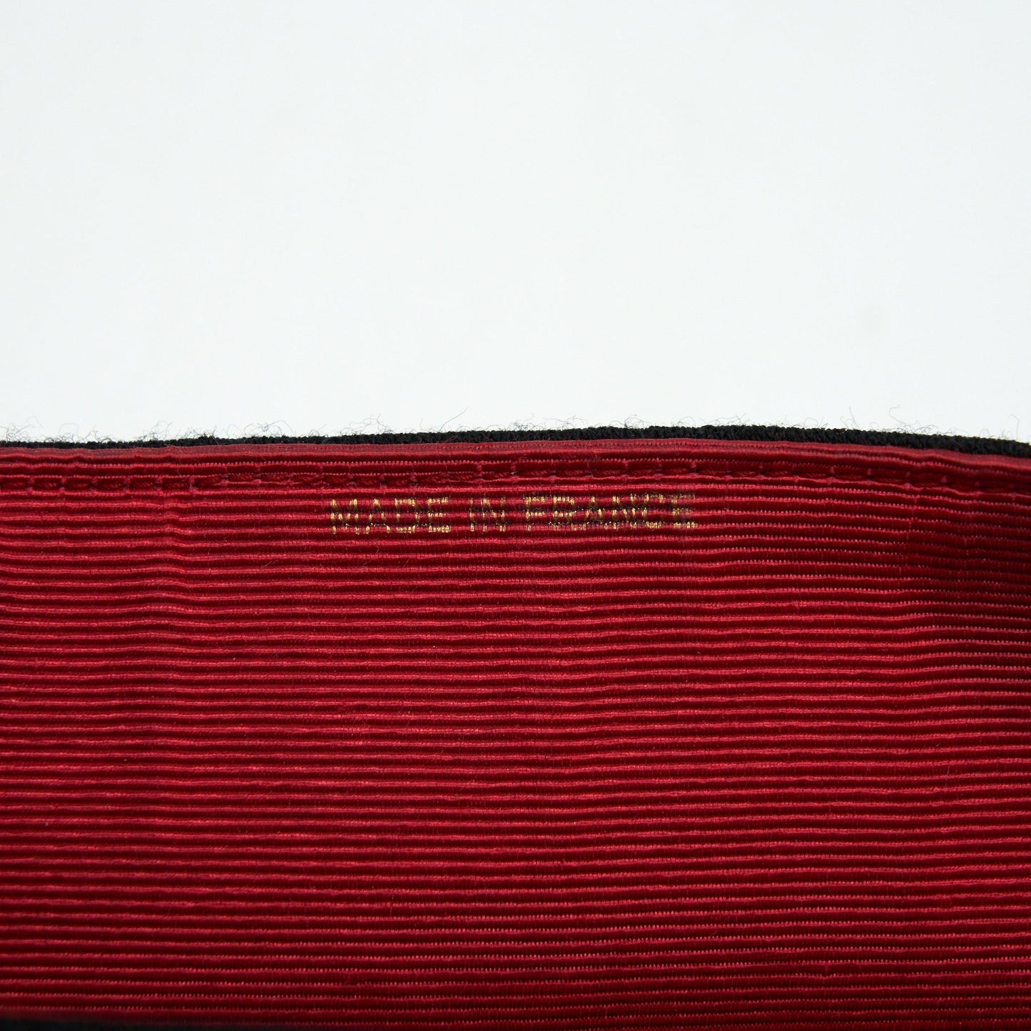 Chanel  Fabric Mini Square Flap Bag Black