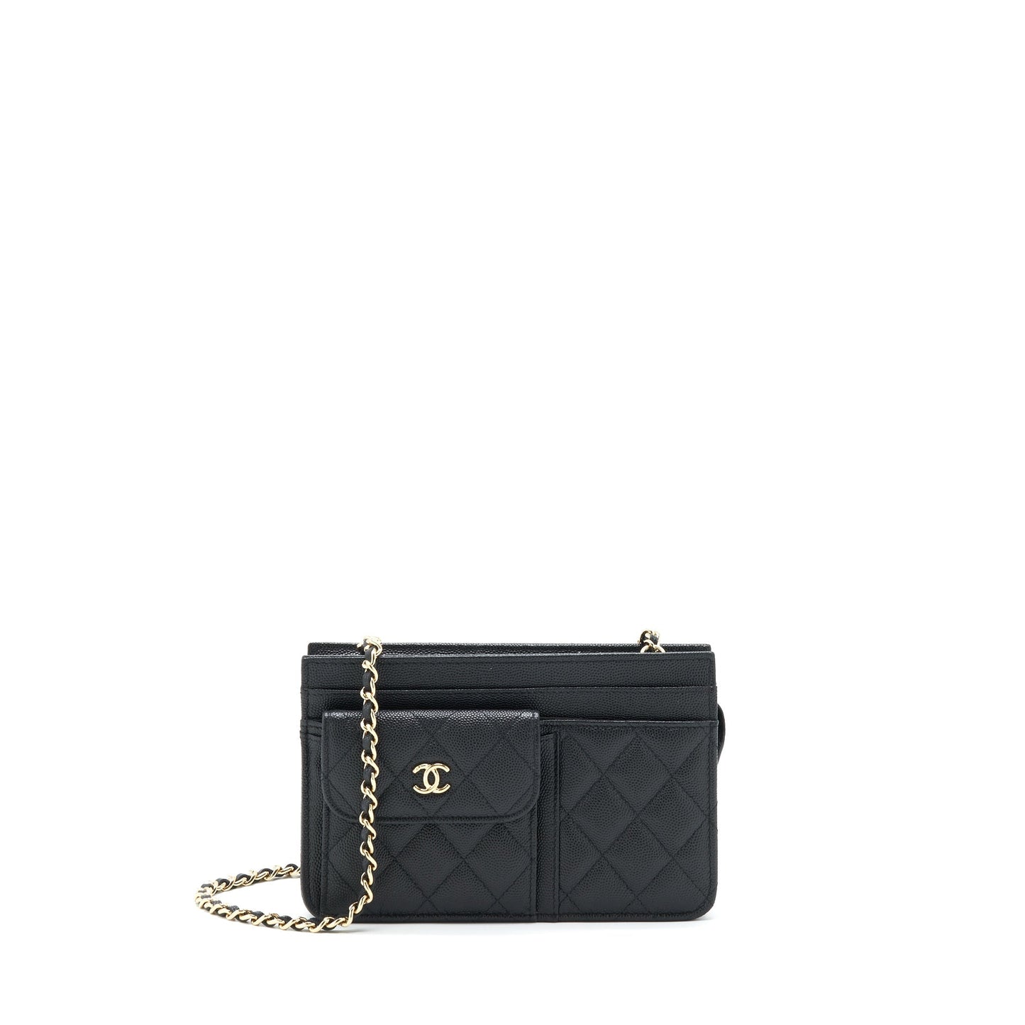 Chanel Mini Crossbody Bag Caviar Black