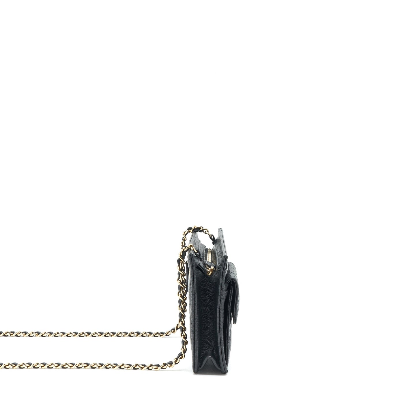 Chanel Mini Crossbody Bag Caviar Black