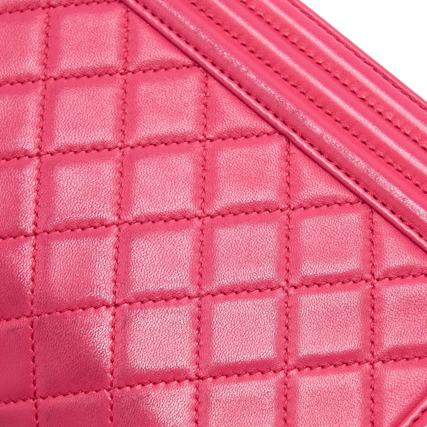 Chanel Medium Boy Bag Lambskin Pink