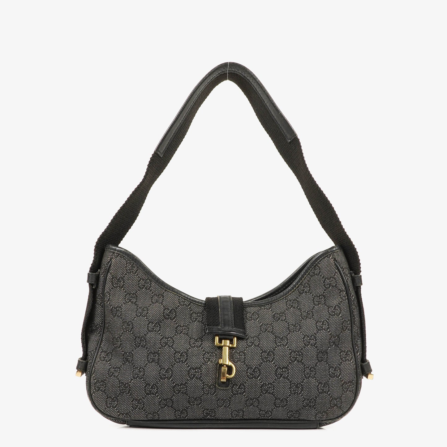 Gucci Denim Monogram Shoulder Bag