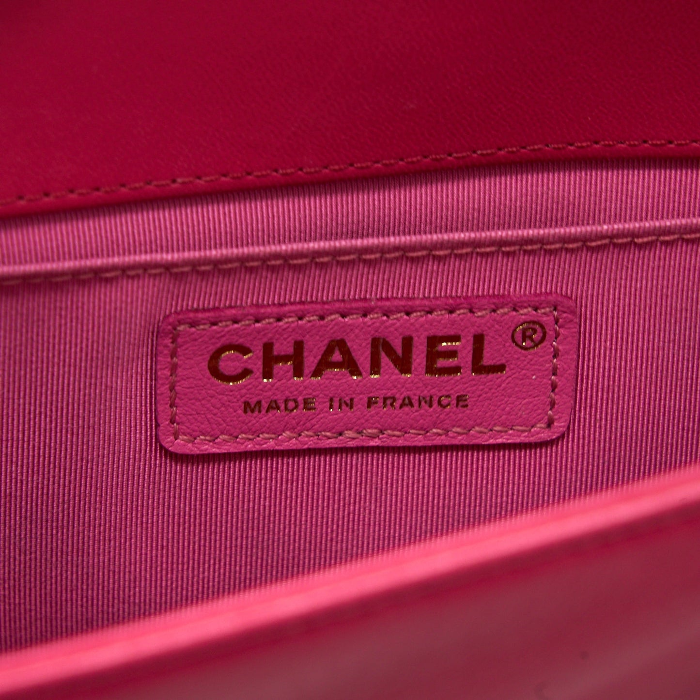 Chanel Medium Boy Bag Lambskin Pink