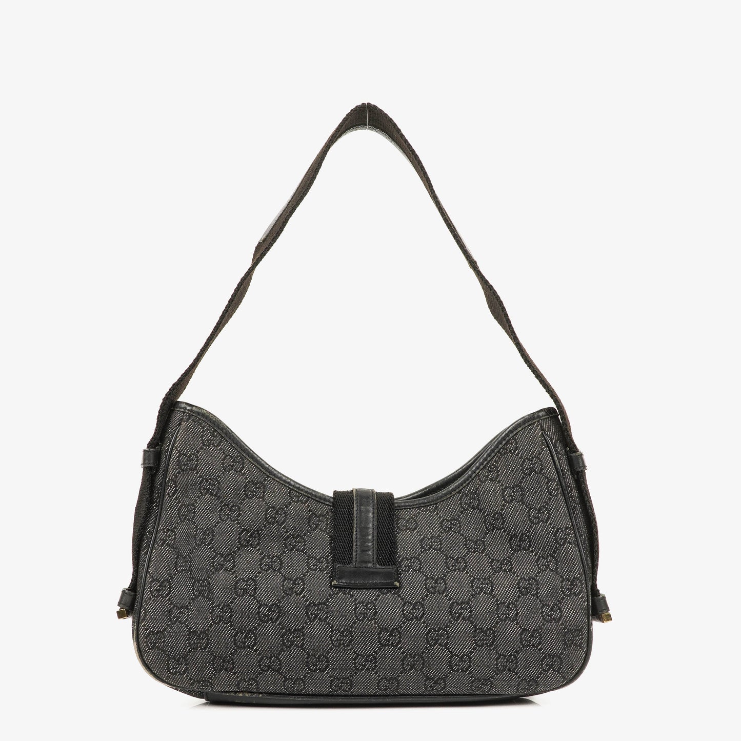 Gucci Denim Monogram Shoulder Bag