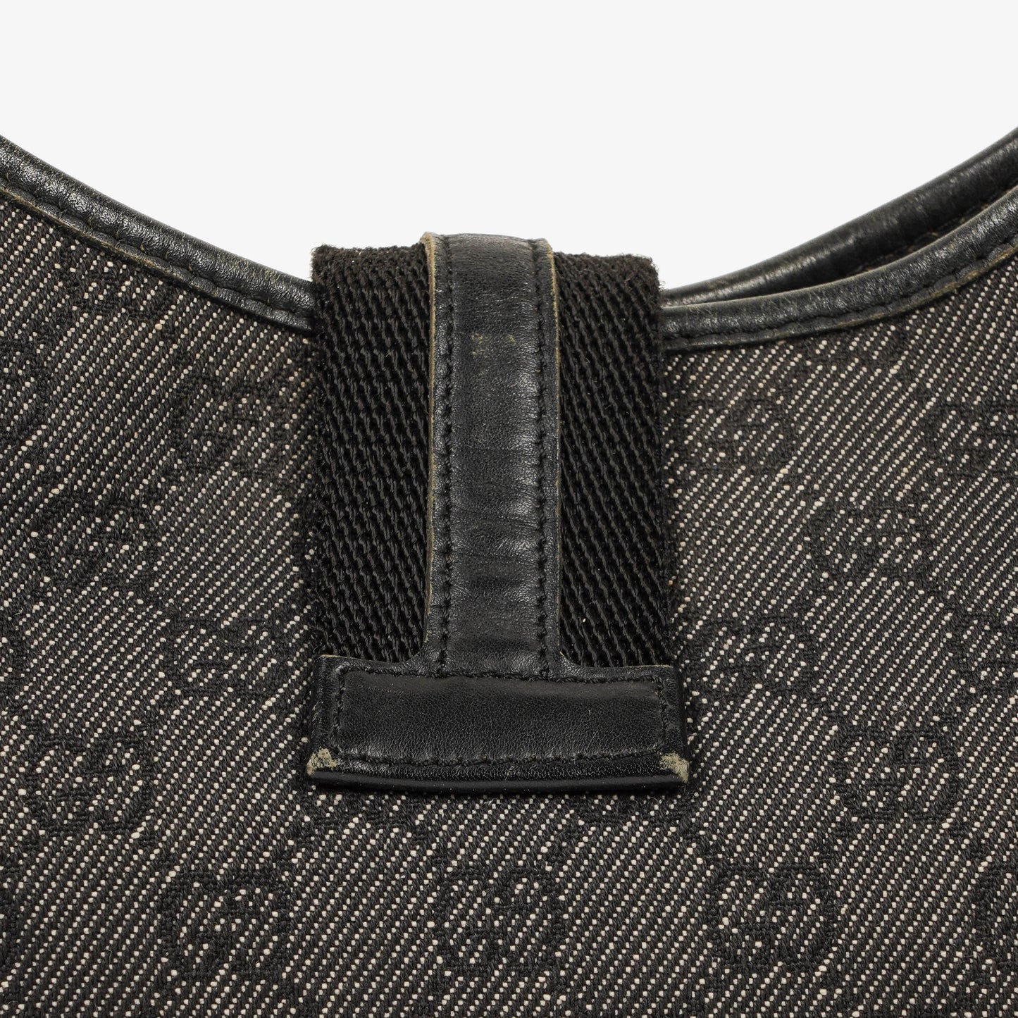Gucci Denim Monogram Shoulder Bag