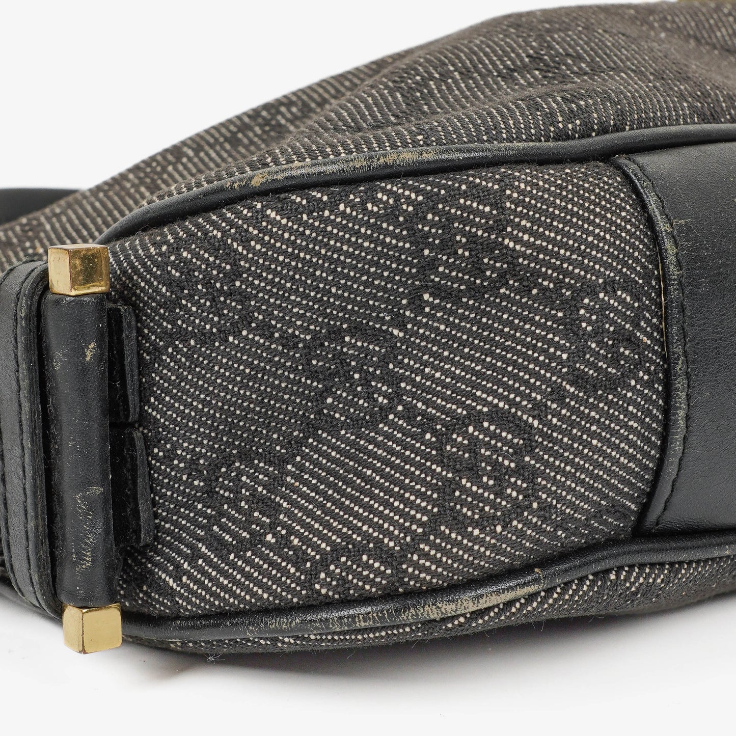 Gucci Denim Monogram Shoulder Bag