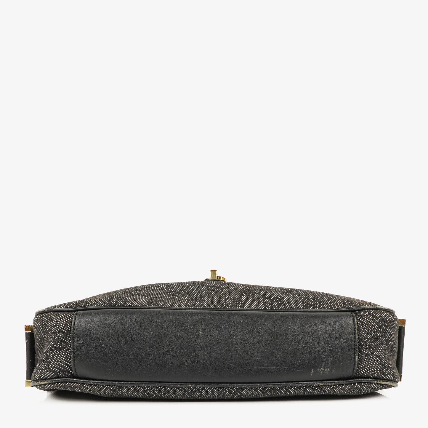 Gucci Denim Monogram Shoulder Bag