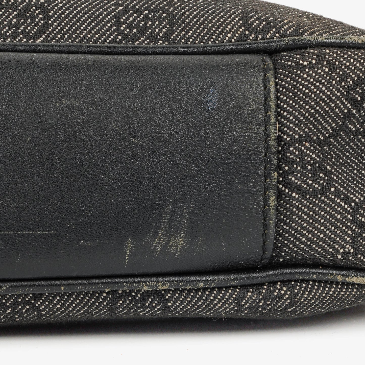 Gucci Denim Monogram Shoulder Bag