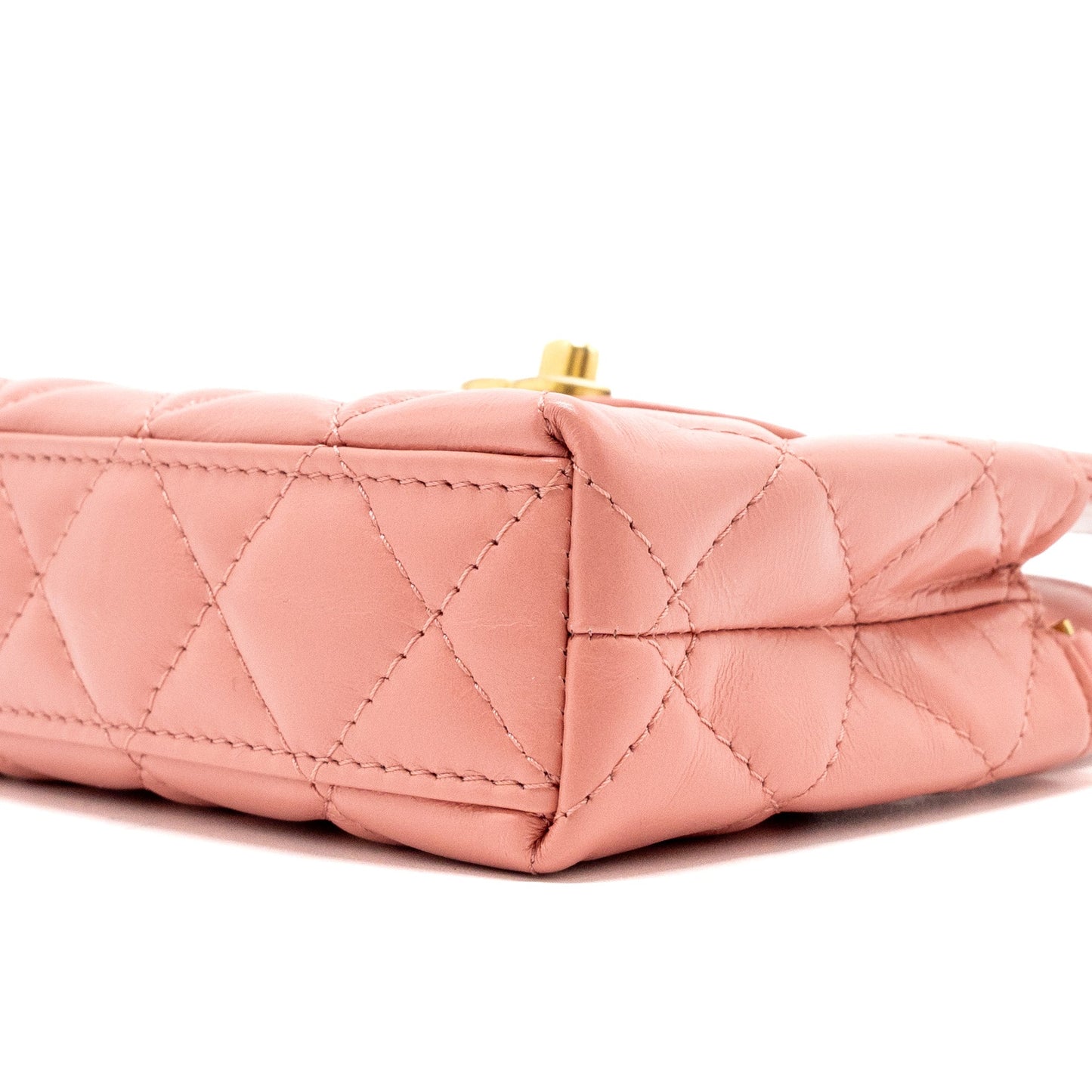 Chanel 23k Nano Shopping Tote Calfskin Pink (Microchip)