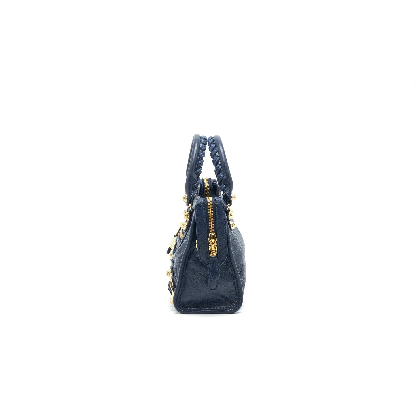 Balenciaga Mini Giant City Crossbody Purse Navy