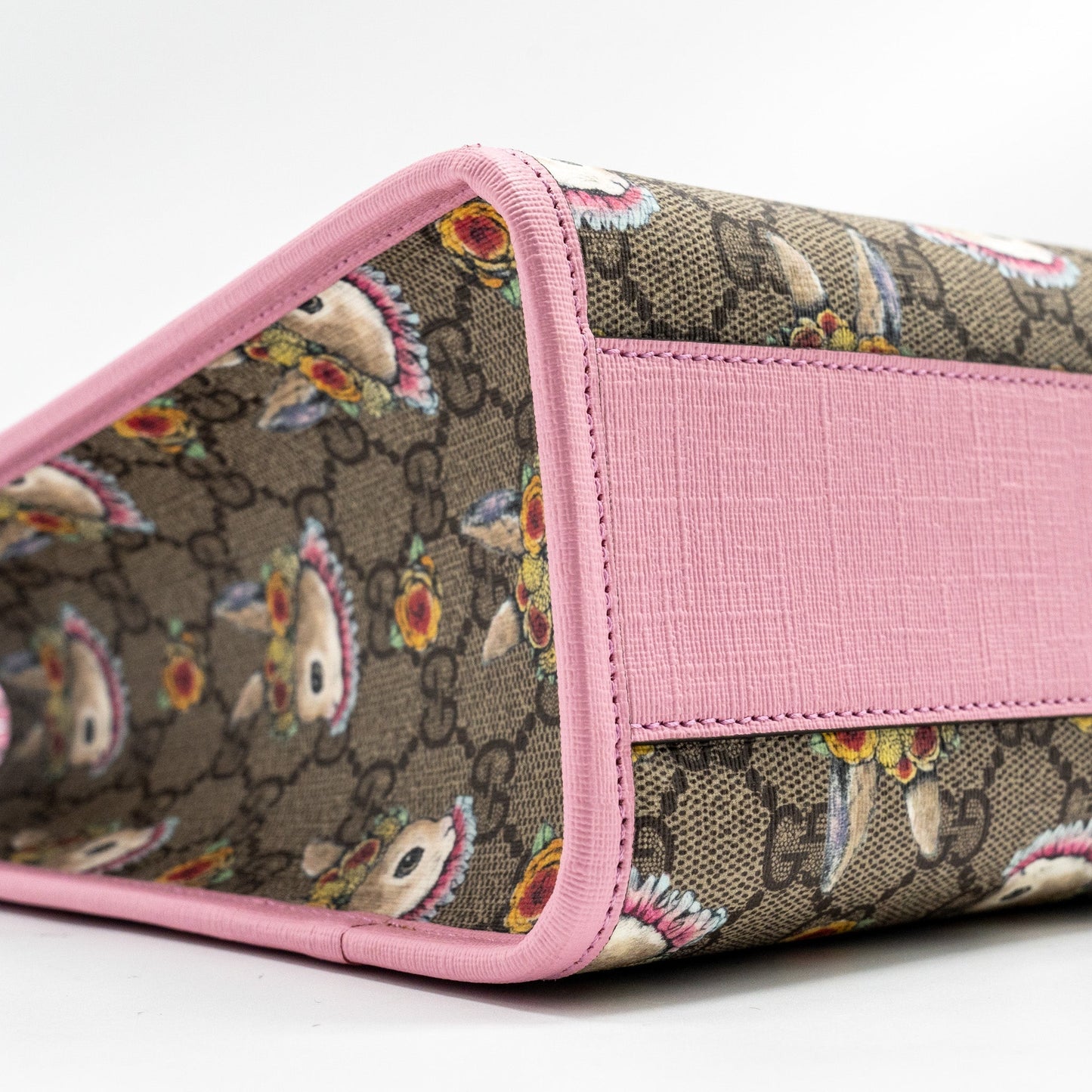 Gucci Children?s Yuko Higuchi Tote Bag GG Supreme Canvas/Leather Pink/Multicolour SHW