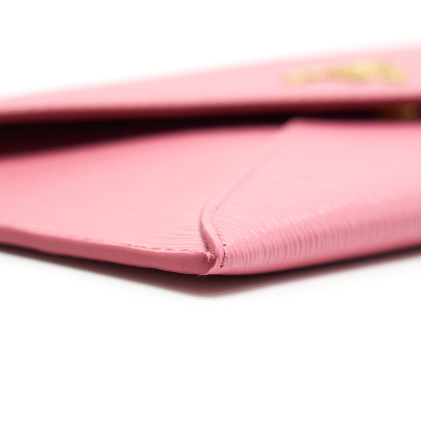 PRADA Saffiano Envelope Wallet in Pink