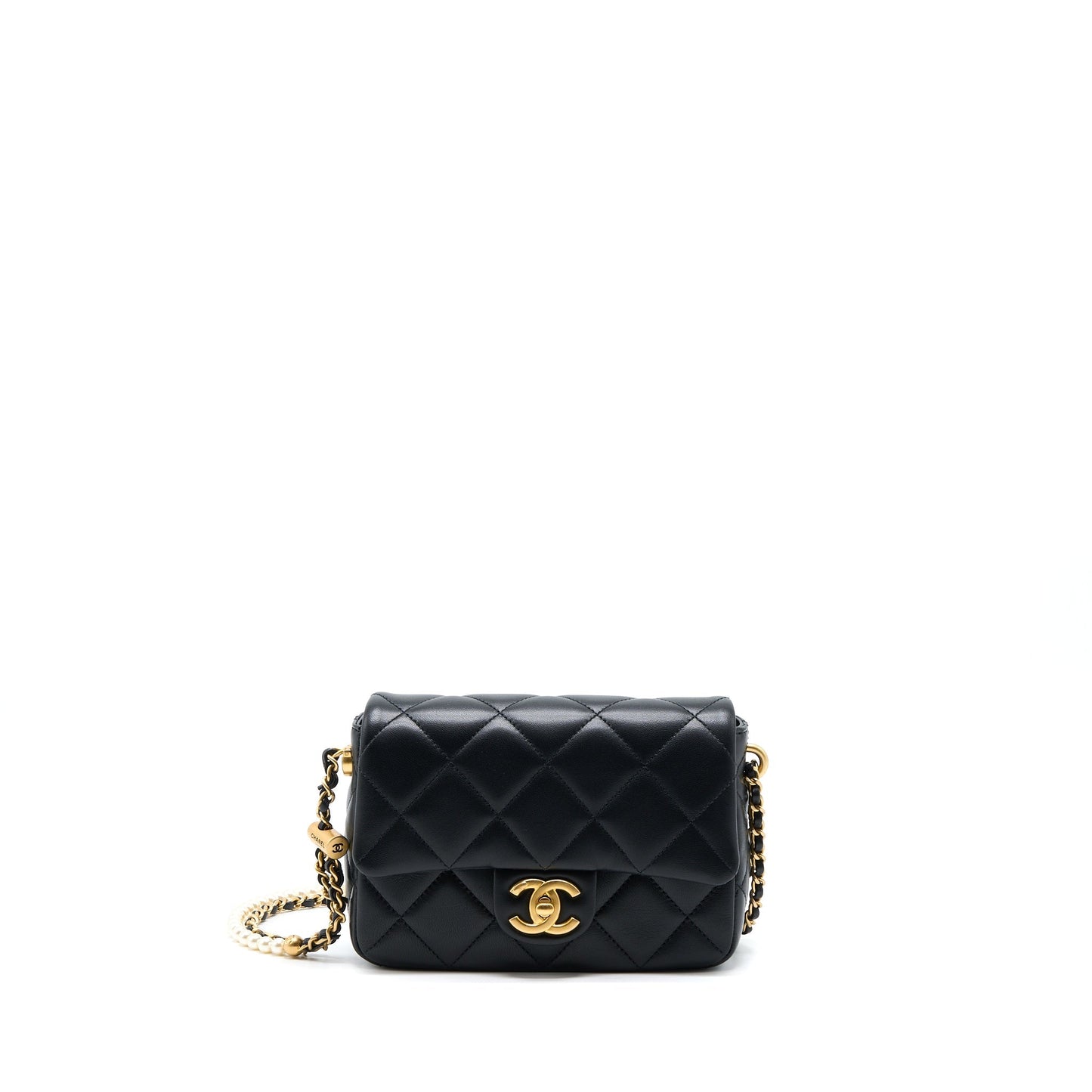 Chanel My Perfect Mini Flap Bag Black  (Microchip)