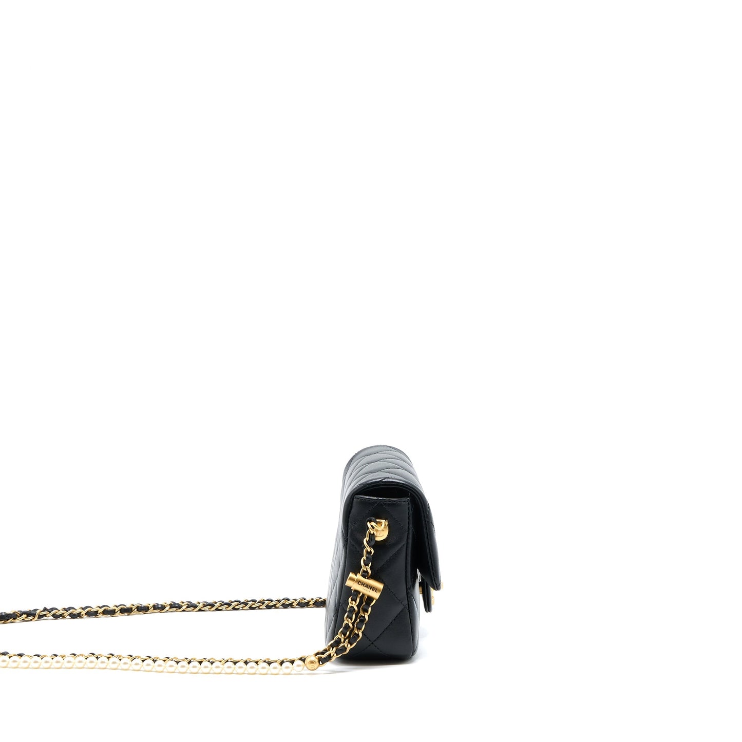 Chanel My Perfect Mini Flap Bag Black  (Microchip)