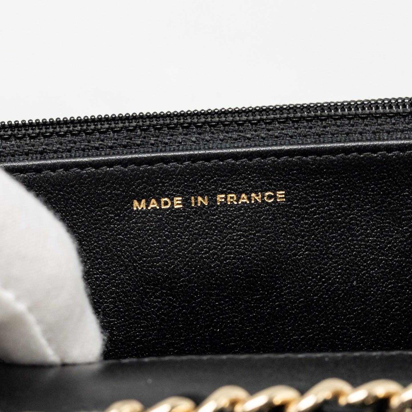 Chanel Trendy CC Wallet on Chain Lambskin Black L (Microchip)