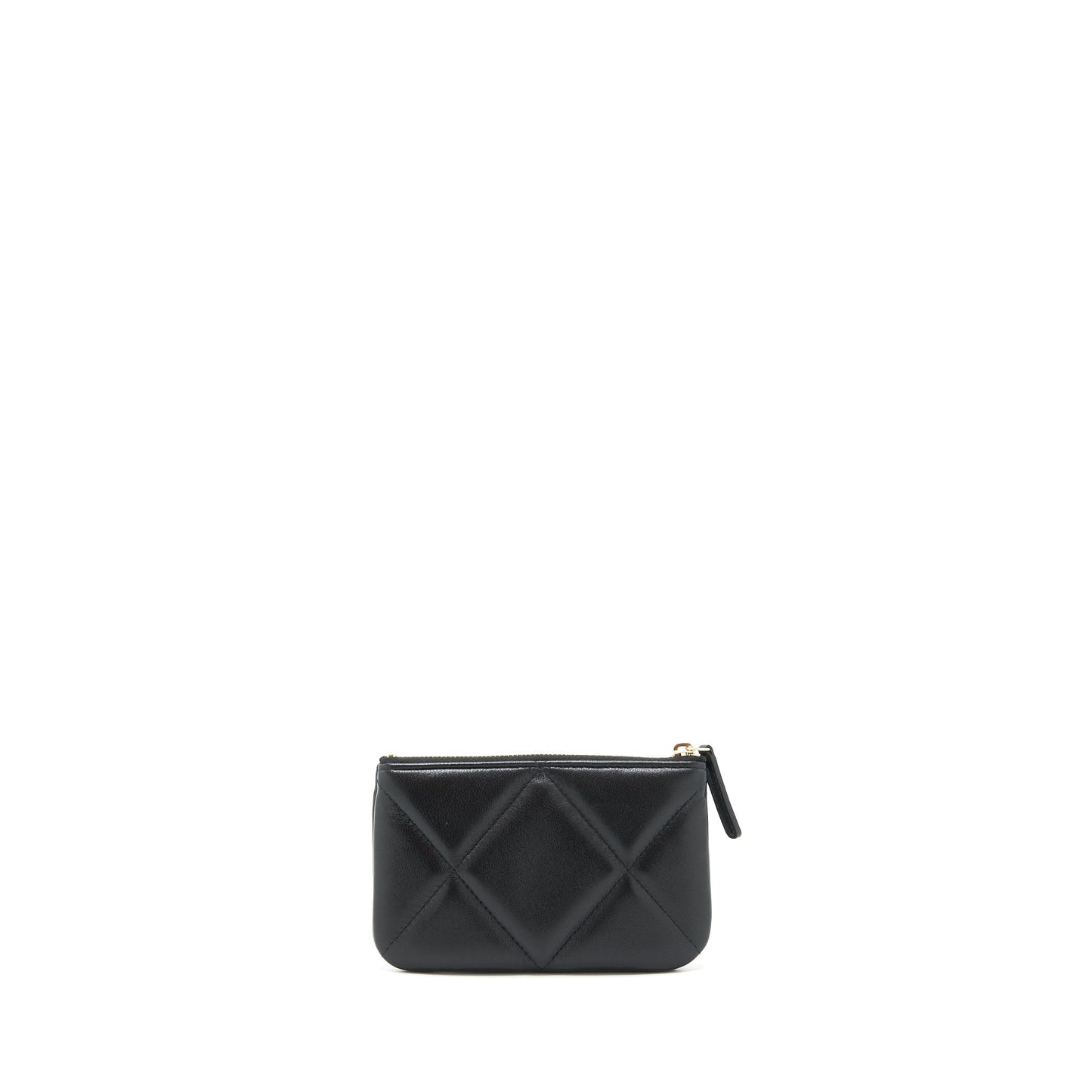 Chanel 19 Mini Pouch Lambskin Black