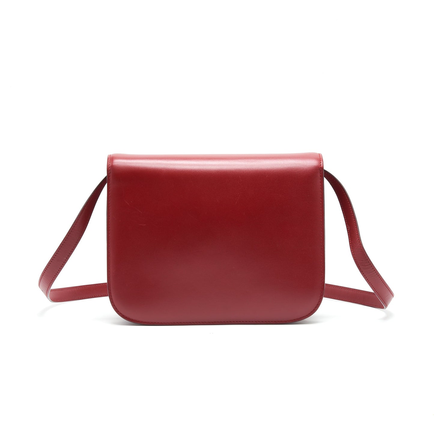 Celine Medium Classic Purse Red with