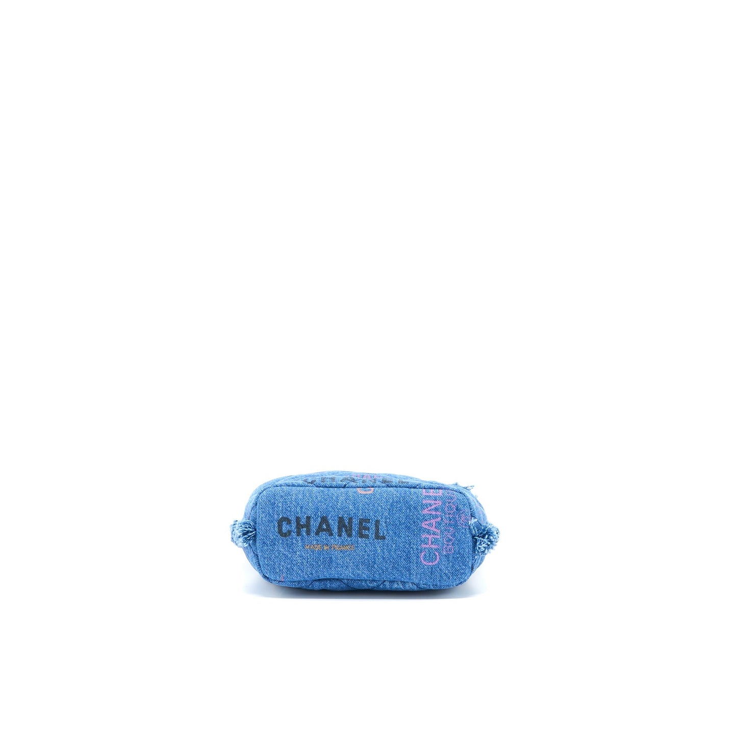 Chanel 22P Small Blue Denim Bucket Bag L (Microchip)