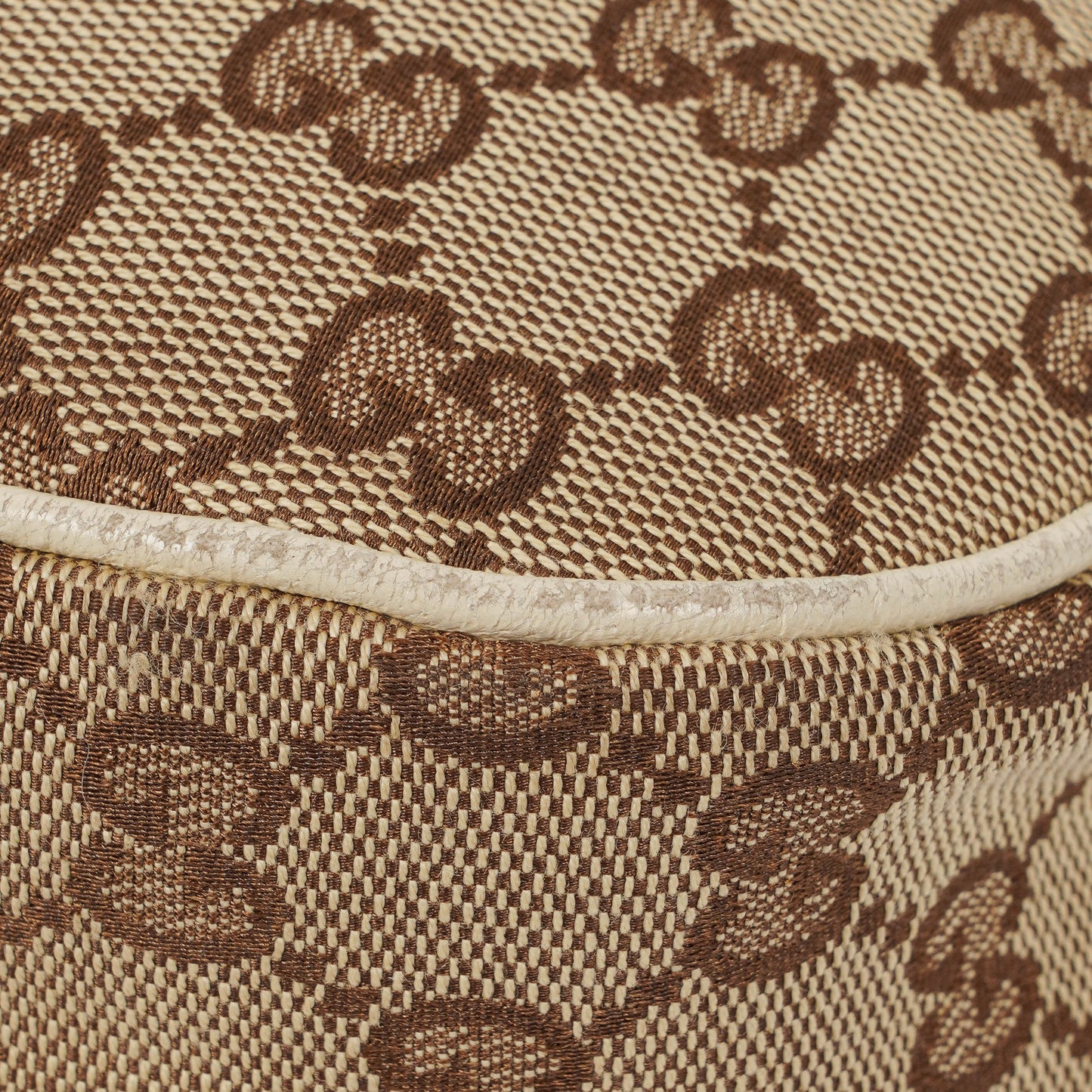 Gucci Charmy Beige GG Canvas Hobo Bag