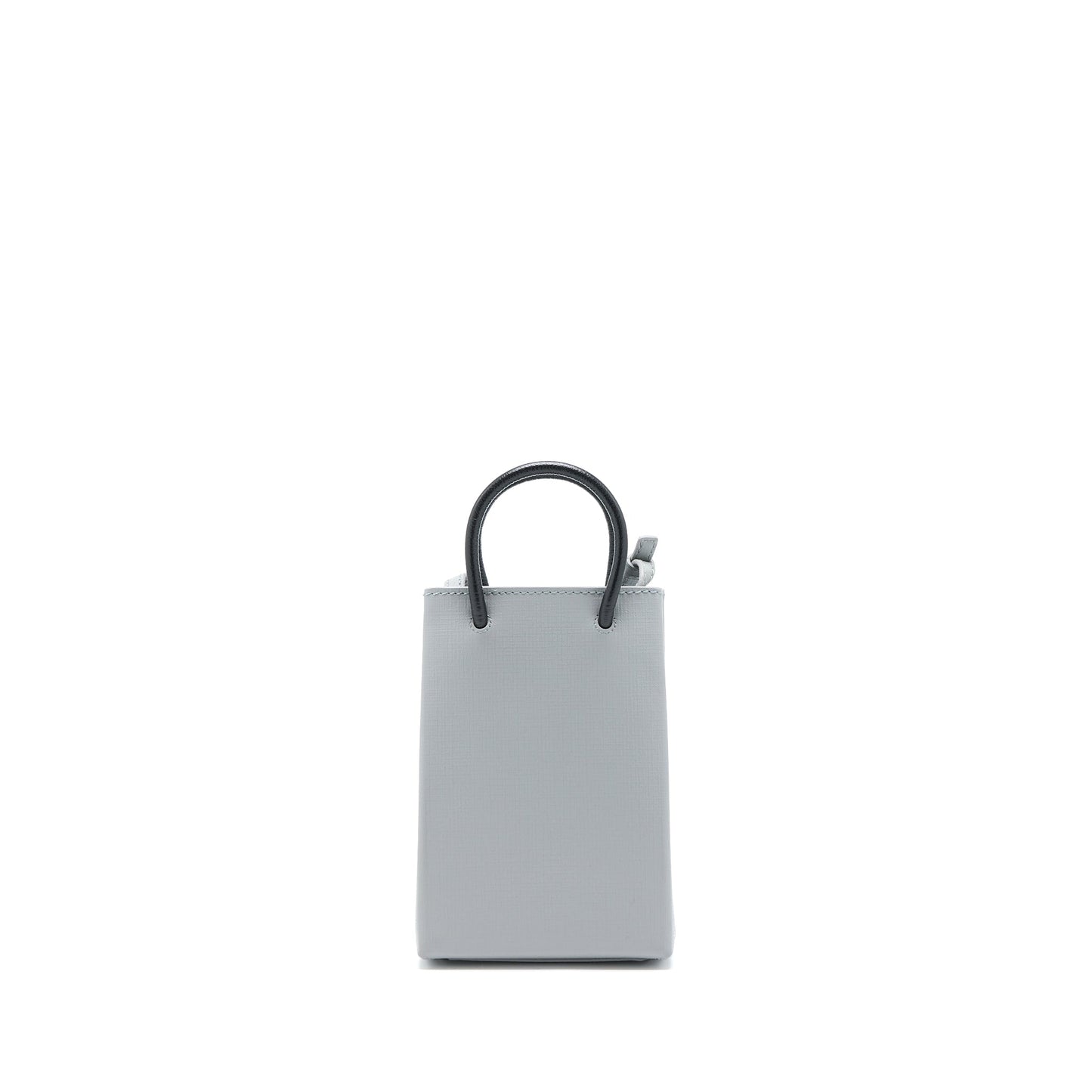 Balenciaga Mini Shopping Phone Pouch Grey