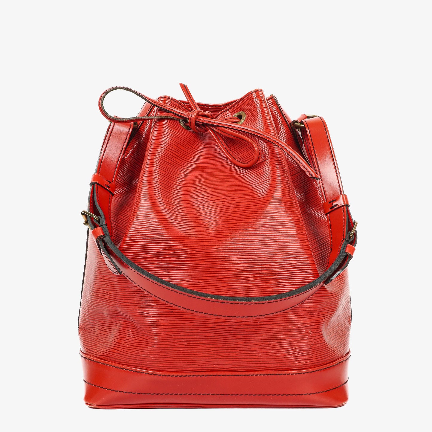 Louis Vuitton Noe Grande GM Red EPI Leather Shoulder Bag