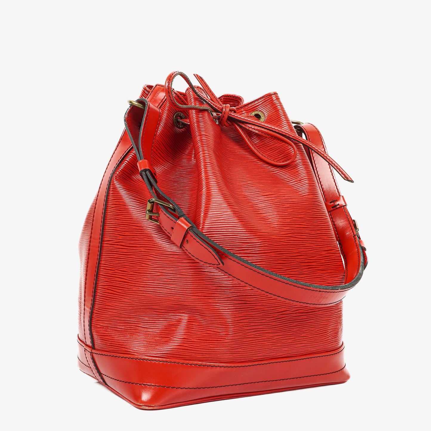 Louis Vuitton Noe Grande GM Red EPI Leather Shoulder Bag