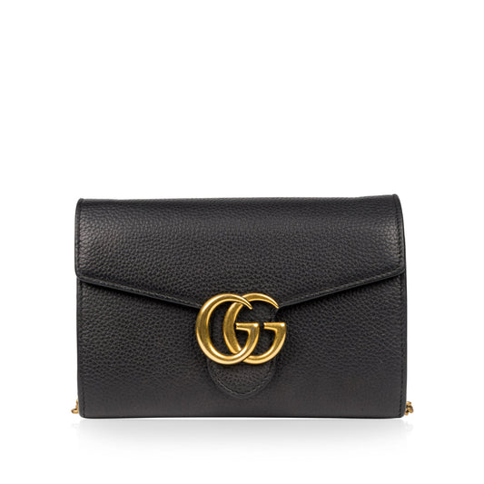 Gucci Chain Leather Crossbody