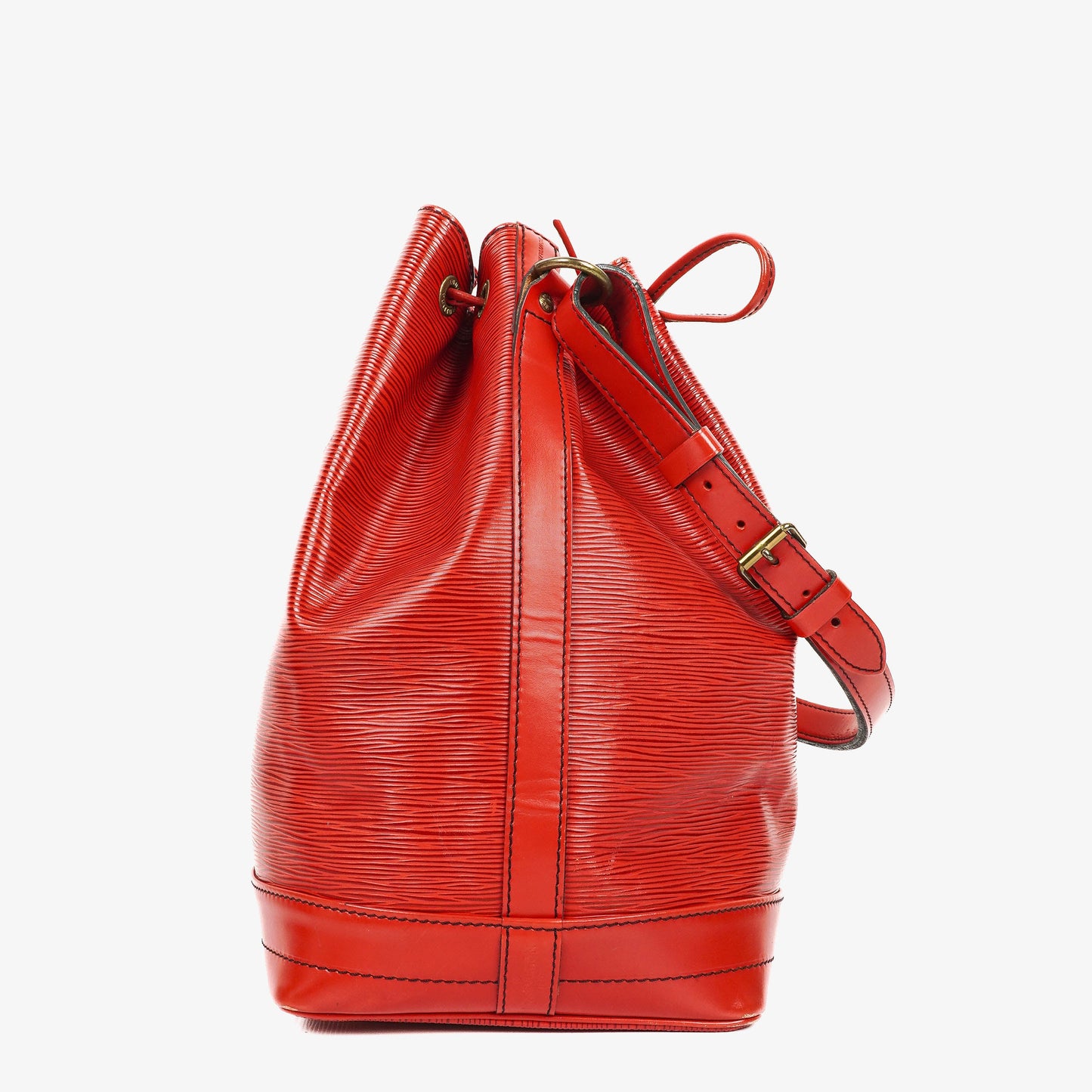 Louis Vuitton Noe Grande GM Red EPI Leather Shoulder Bag