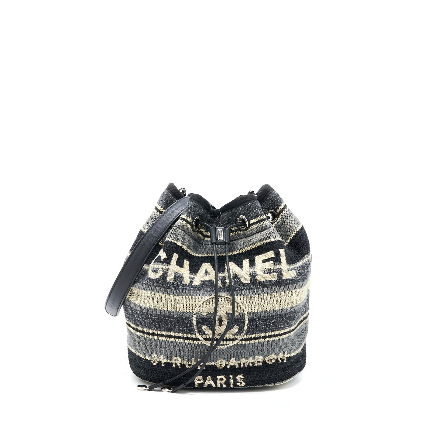 Chanel Rue Camborne Bucket Bag Fabric Multicolour