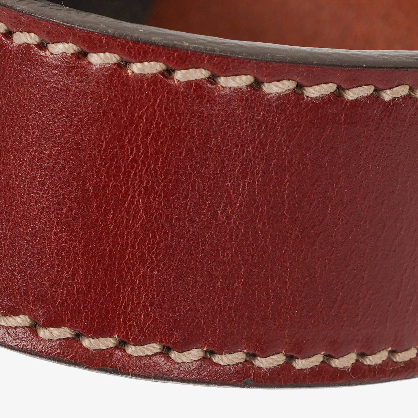 Gucci Interlocking G Belt 75-30 Burgundy Leather
