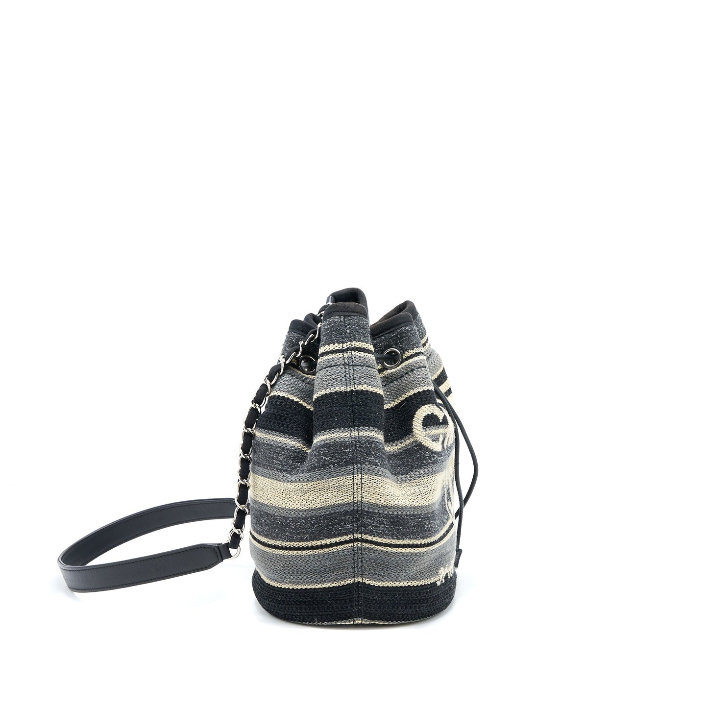 Chanel Rue Camborne Bucket Bag Fabric Multicolour