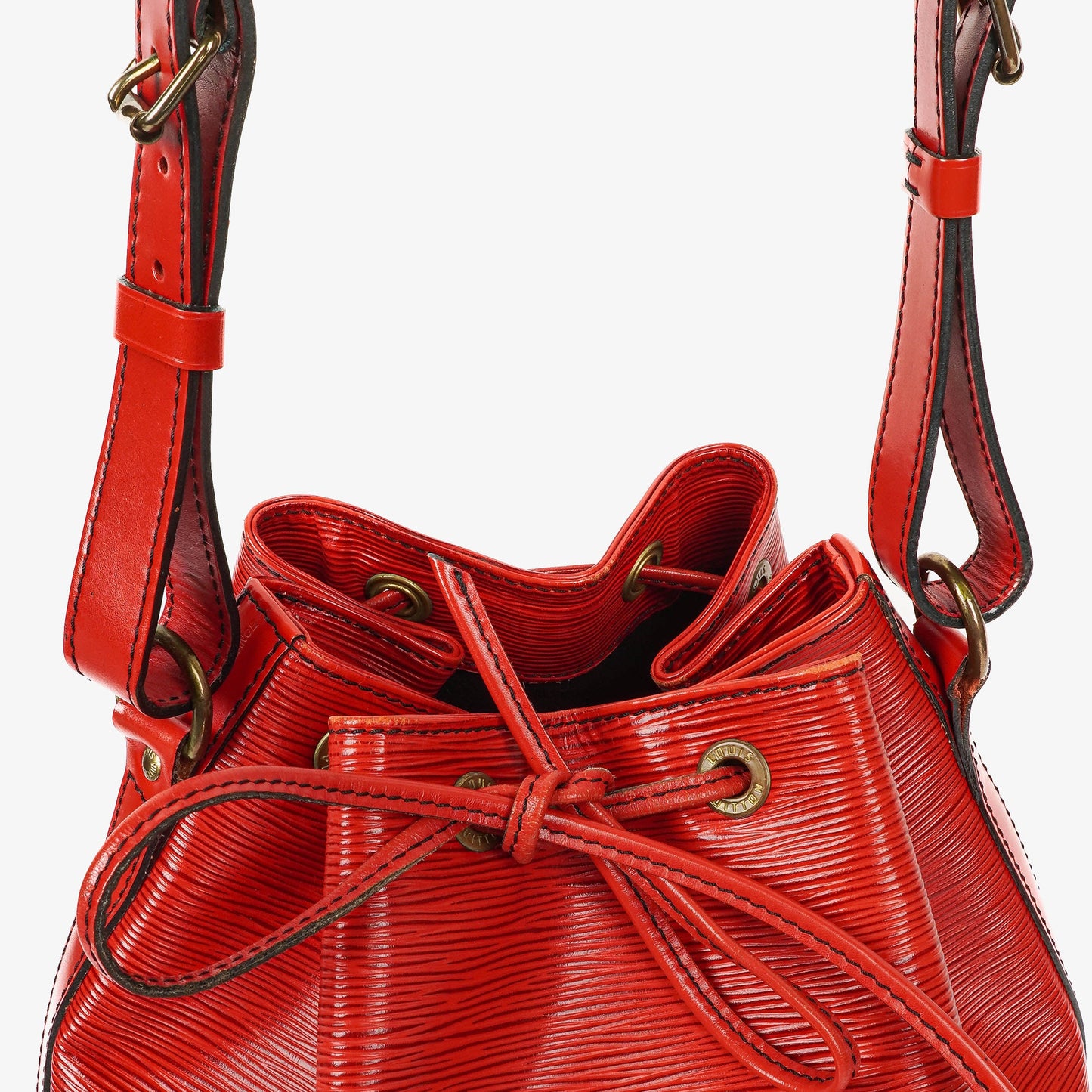 Louis Vuitton Noe Grande GM Red EPI Leather Shoulder Bag