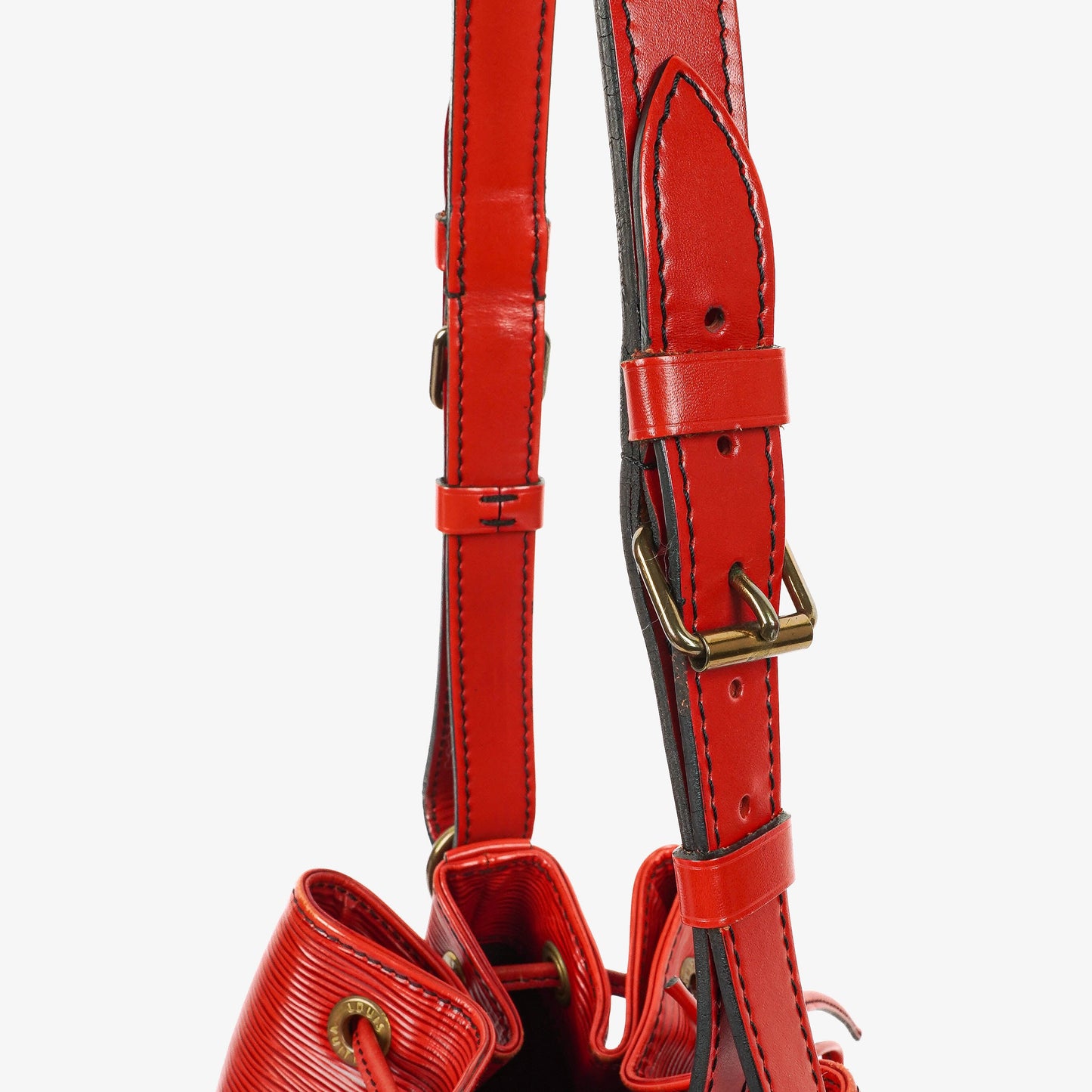 Louis Vuitton Noe Grande GM Red EPI Leather Shoulder Bag