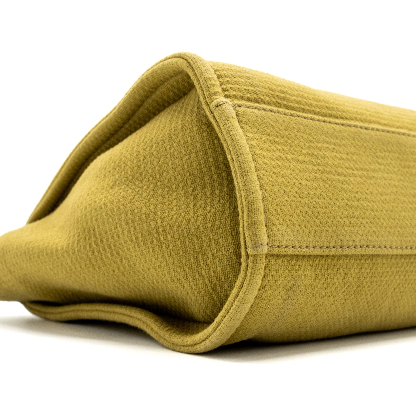 Chanel Deauville Tote Bag Canvas Olive Green L (microchip)