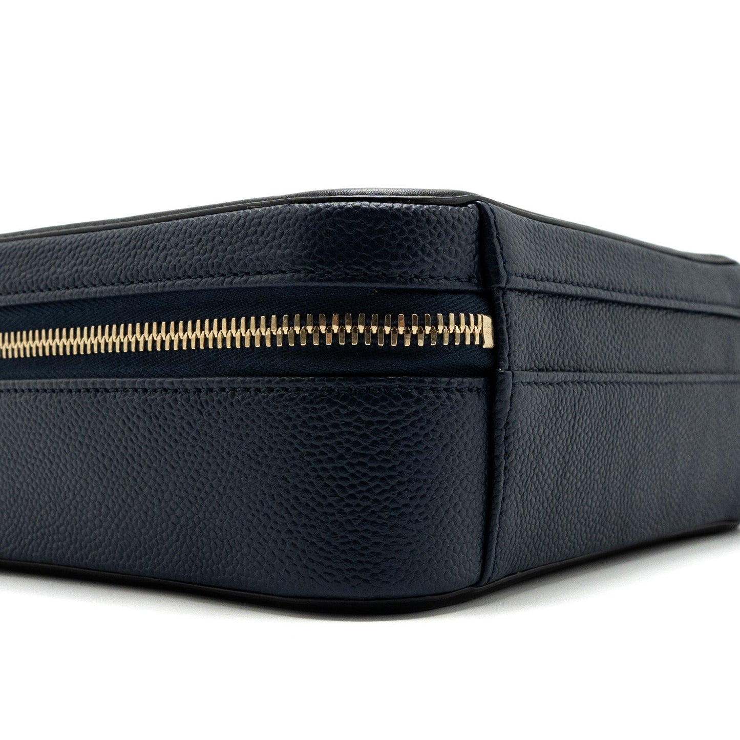 Chanel Filigree Camera Bag Caviar Dark Blue/ Black