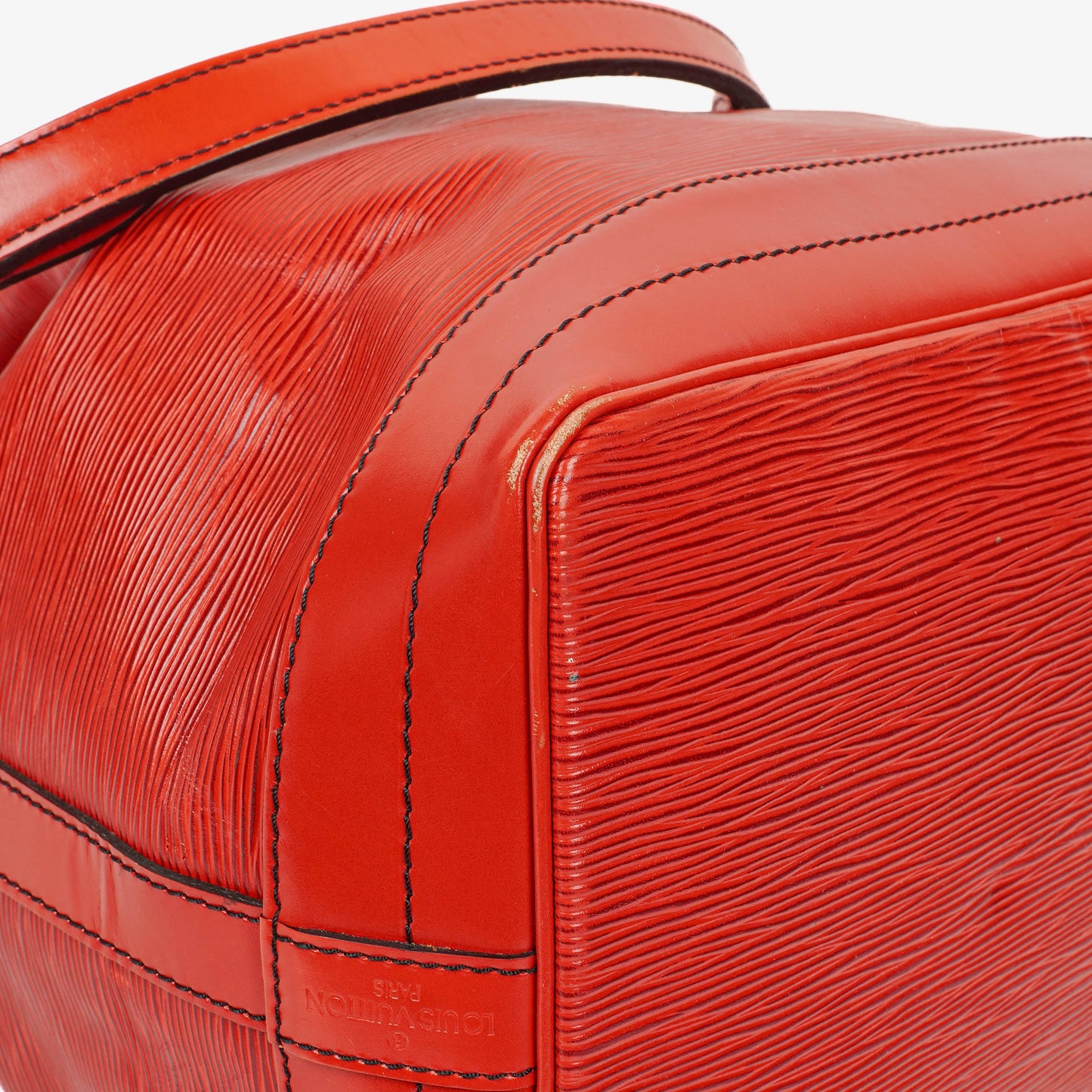 Louis Vuitton Noe Grande GM Red EPI Leather Shoulder Bag