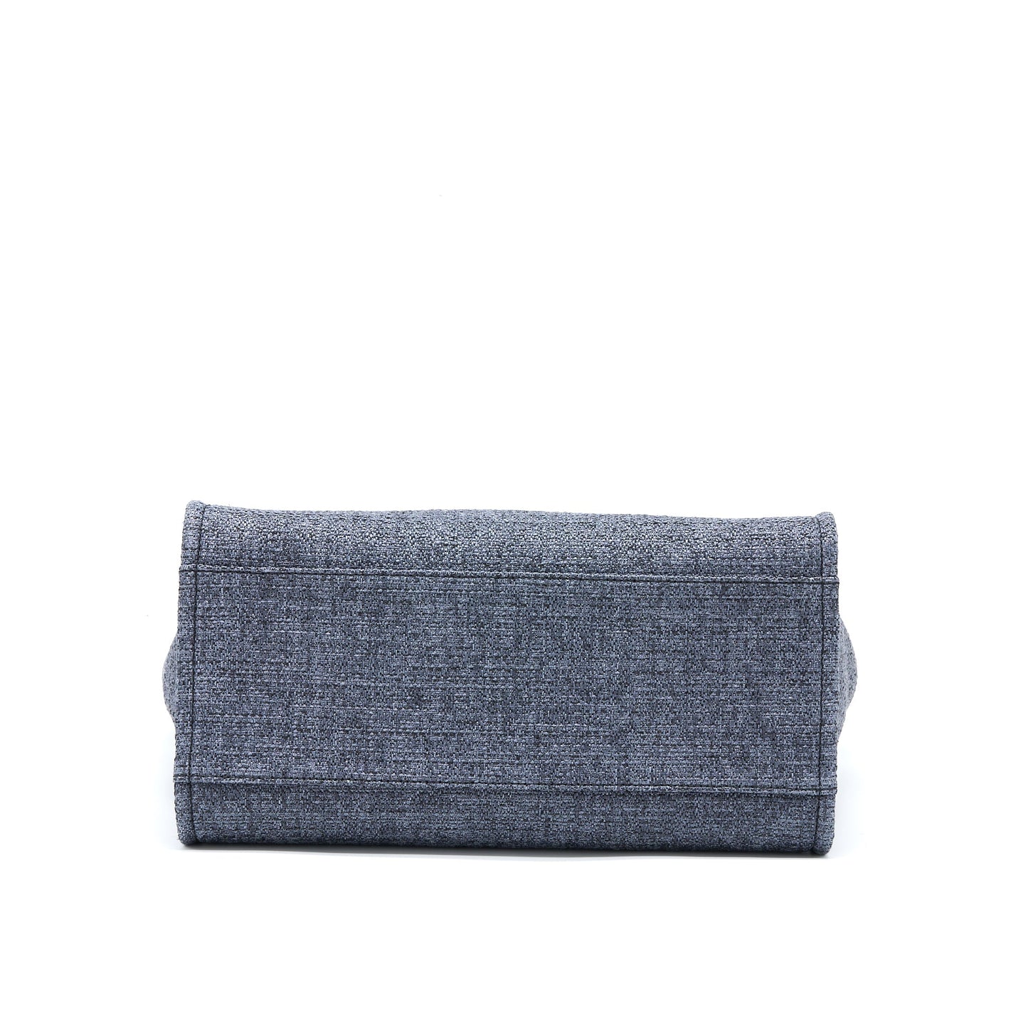 Chanel Deauville Tote Bag Tweed Dark Grey / Black L (Microchip)