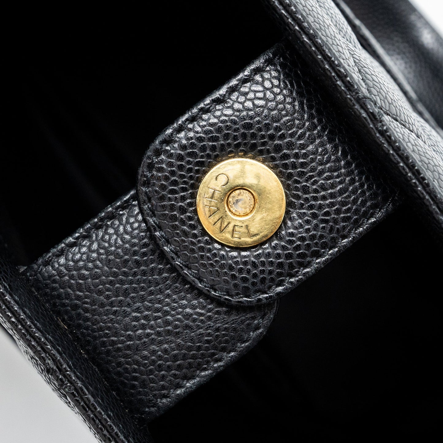 Chanel Grand Shopping Tote bag PM Caviar Black
