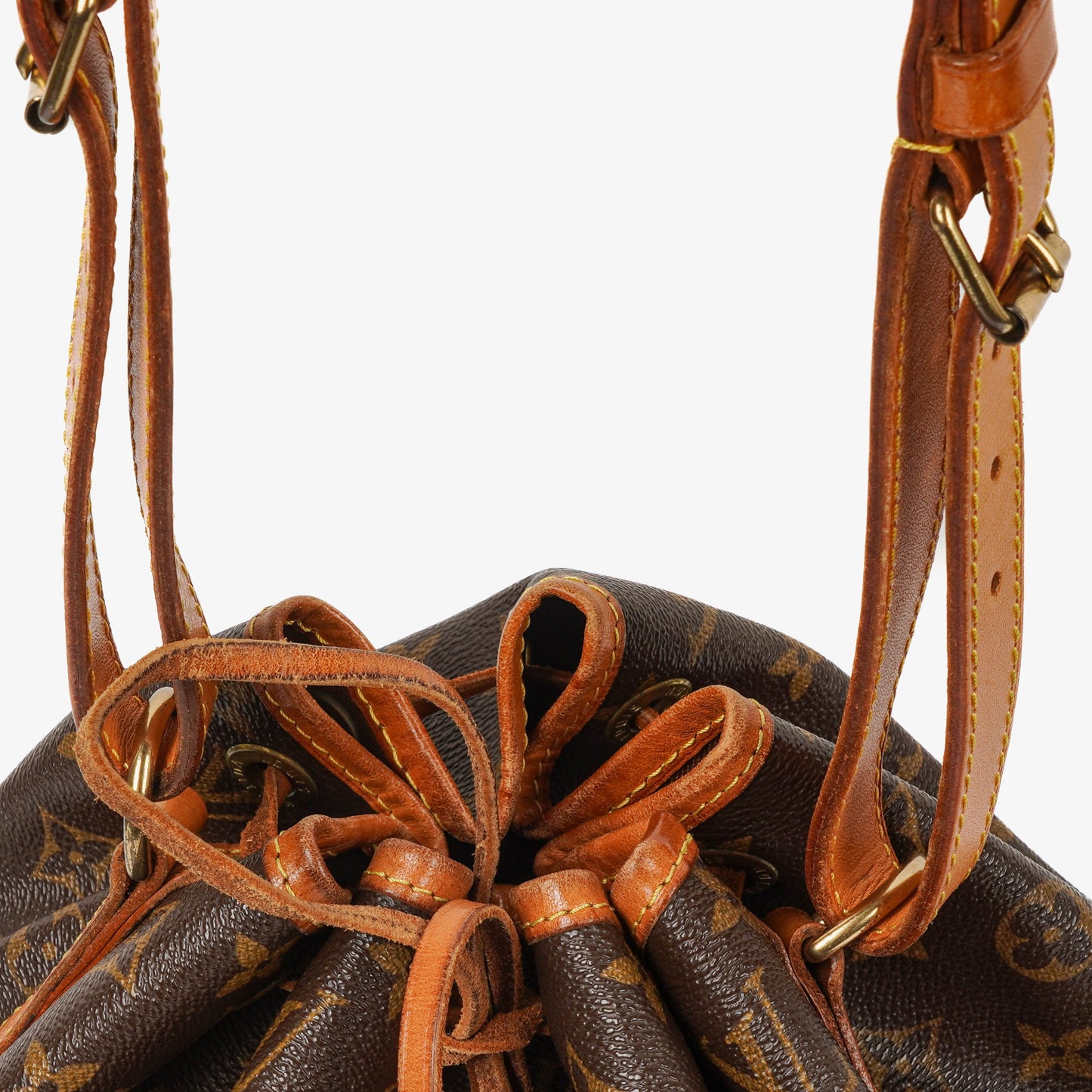 Louis Vuitton Petit Noe Monogram Canvas Shoulder Bag