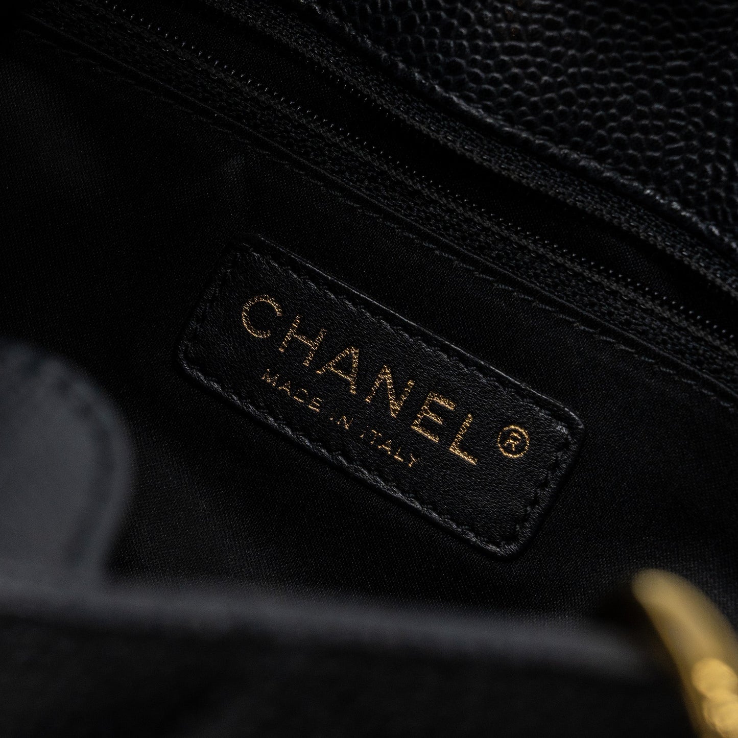 Chanel Grand Shopping Tote bag PM Caviar Black