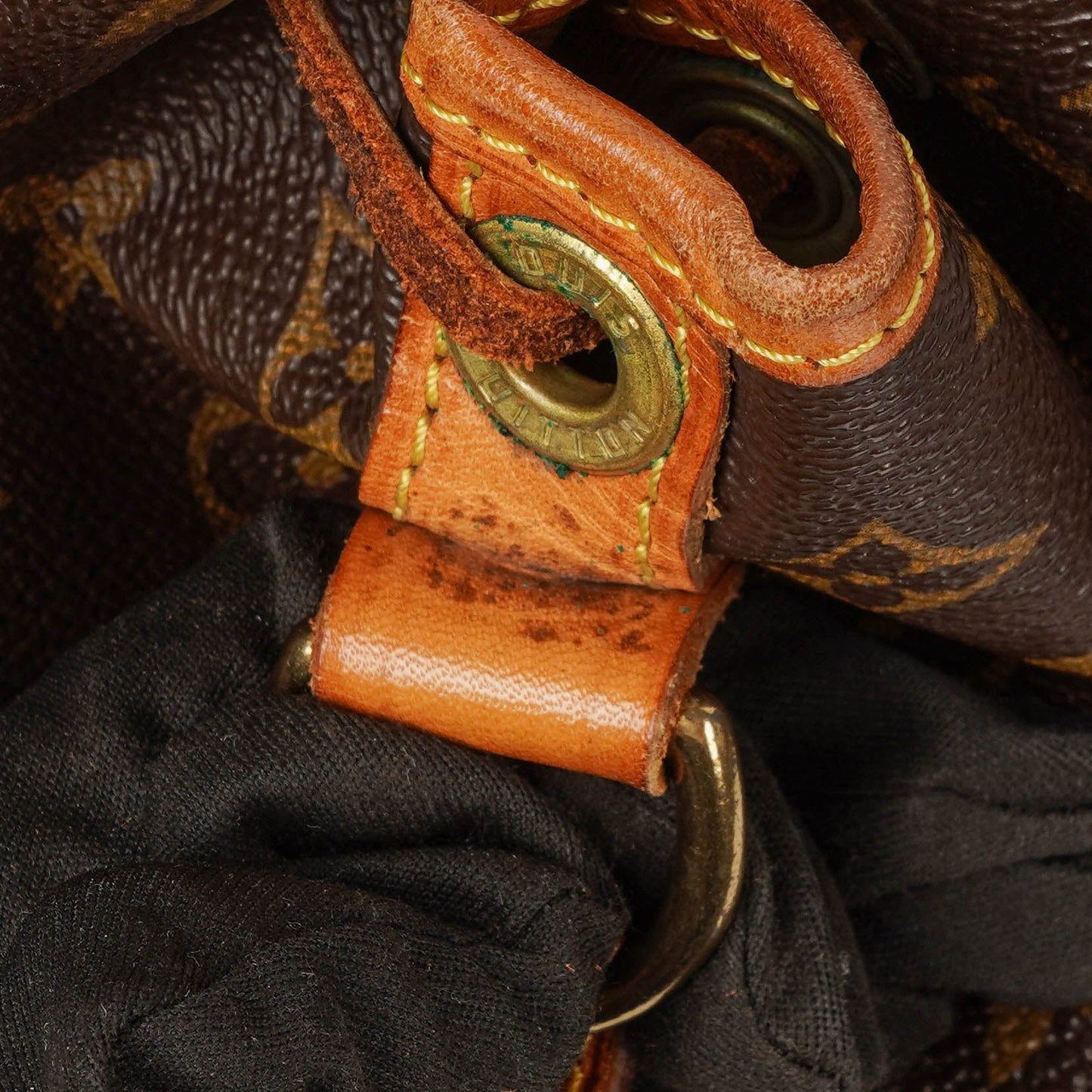Louis Vuitton Petit Noe Monogram Canvas Shoulder Bag