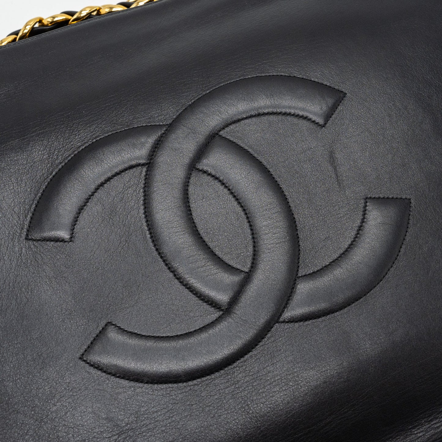 Chanel  Tote Bag Calfskin Black